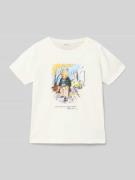 Polo Ralph Lauren Teens Regular Fit T-Shirt mit Polo Bear Print in Wei...
