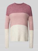 Tom Tailor Denim Pullover mit Baumwoll-Anteil in Altrosa, Größe M