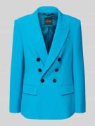 Marc Cain Blazer mit Reverskragen in Ocean, Größe 40