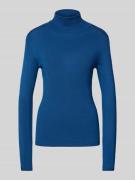 ICHI Strickpullover mit Rollkragen Modell 'MAFA' in Blau, Größe M