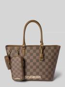 Steve Madden Handtasche mit Logo-Applikation Modell 'Jude' in Mittelbr...