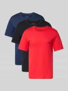 HUGO Regular Fit T-Shirt Set im 3er-Pack in Dunkelblau, Größe L