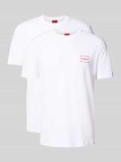 HUGO Regular Fit T-Shirt im 2er-Pack Modell 'DUGOPAK' in Weiss, Größe ...