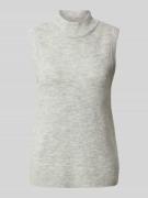 Christian Berg Woman Pullunder mit gerippten Abschlüssen in Mittelgrau...