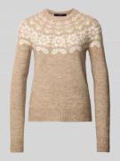 Vero Moda Regular Fit Strickpullover mit Woll-Anteil Modell 'SIMONE' i...