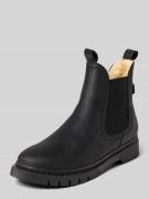 Tamaris Chelsea Boots aus echtem Leder in Black, Größe 36