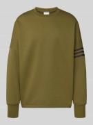 adidas Originals Oversized Sweatshirt mit gerippten Abschlüssen in Oli...