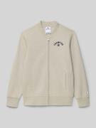 CHAMPION Sweatjacke mit Reißverschluss in Stein, Größe 140