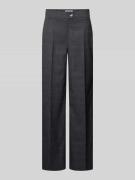 More & More Straight Fit Stoffhose mit Viskose-Anteil in Anthrazit, Gr...
