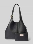 Coccinelle Handtasche aus Leder mit Label-Applikation in Black, Größe ...