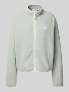 Review Sweatjacke mit Reißverschluss in Bleu, Größe L