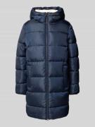 Tom Tailor Denim Regular Fit Steppmantel mit Kapuze und Tunnelzug in D...