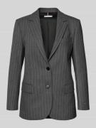 Tommy Hilfiger Relaxed Fit Kurzblazer mit Viskose-Anteil in Hellgrau, ...