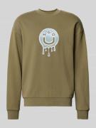 Hugo Blue Loose Fit Sweatshirt aus reiner Baumwolle Modell 'NEWIREX' i...