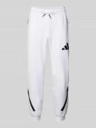 adidas Sportswear Sweatpants mit elastischem Bund in Weiss, Größe L