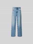 Diesel Straight Fit Jeans mit Logo-Patch in Marine, Größe 30