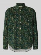 BLKVIS Freizeithemd mit Kentkragen in Dunkelgruen, Größe L