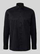ETERNA Comfort Fit Business-Hemd mit Brusttasche in Black, Größe 40