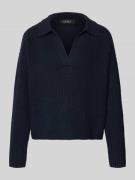 Lauren Ralph Lauren Strickpullover mit Umlegekragen Modell 'CERRAY' in...