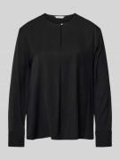 Tommy Hilfiger Relaxed Fit Langarmbluse aus reiner Viskose in BLACK, G...