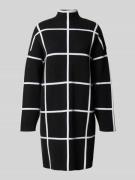 Apricot Minikleid mit Stehkragen in Black, Größe XL