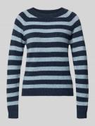 Vero Moda Regular Fit Pullover mit Rippbündchen Modell 'DOFFY' in Dunk...