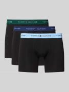 Tommy Hilfiger Slim Fit Trunks aus Baumwoll-Mix im 3er-Pack in Dunkelg...