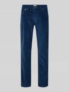 Brax Cordhose mit 5-Pocket-Design Modell 'Cadiz' in Blau, Größe 34/30