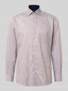 ETERNA Comfort Fit Businesshemd mit Knopfleiste in Sand, Größe 39