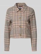 comma Blazer mit Knopfleiste in Beige, Größe 34