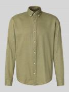 MCNEAL Freizeithemd mit Knopfleiste in Oliv, Größe L