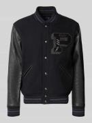 Polo Ralph Lauren Regular Fit Jacke aus Kalbsleder-Mix Modell 'BROKEN'...