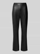 Raffaello Rossi Flared Bootcut Hose in Leder-Optik Modell 'MACY' in Bl...