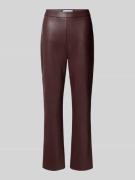 Raffaello Rossi Flared Bootcut Hose in Leder-Optik Modell 'MACY' in Bo...