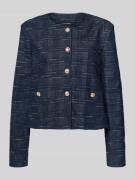 Emporio Armani Blazer mit Strukturmuster in Marine, Größe 40