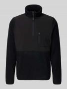 Blend Sweatshirt mit Stehkragen Modell 'MARIO' in Black, Größe 3XL