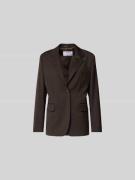 Filippa K Regular Fit Blazer mit Brusttasche in Dunkelbraun, Größe 34