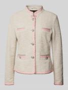 WHITE LABEL Blazer mit Effektgarn in Ecru, Größe 40