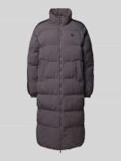 adidas Originals Steppmantel mit Stehkragen in Dunkelgrau, Größe L