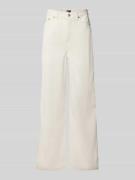 Tommy Jeans Wide Leg Cordhose aus reiner Baumwolle in Ecru, Größe 28/3...