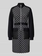 Marc Cain Knielanges Kleid mit Stehkragen in Black, Größe 36