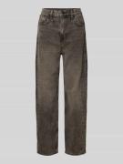 Liu Jo White Mom Fit Jeans mit 5-Pocket-Design in Mittelbraun, Größe 2...