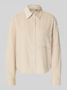 Marc O'Polo Comfort Fit Hemdbluse aus reiner Baumwolle in Offwhite, Gr...