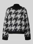 HUGO Relaxed Fit Strickpullover mit Woll-Anteil Modell 'SWAN' in Black...