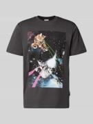 Dedicated T-Shirt mit Motiv-Print in Anthrazit, Größe L