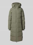 IQ Studio Steppmantel mit Kapuze in Schilf, Größe 36