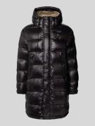 Blauer Usa Regular Fit Steppmantel mit Logo-Applikation Modell 'Aldric...