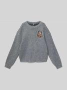 Only Regular Fit Strickpullover mit Motiv-Stitching Modell 'TEDDY' in ...