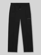 HUGO Relaxed Fit Sweatpants aus Baumwoll-Mix Modell 'DASINOLO' in Blac...