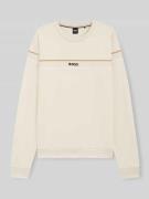 BOSS Regular Fit Sweatshirt aus reiner Baumwolle Modell 'ICONIC' in Of...